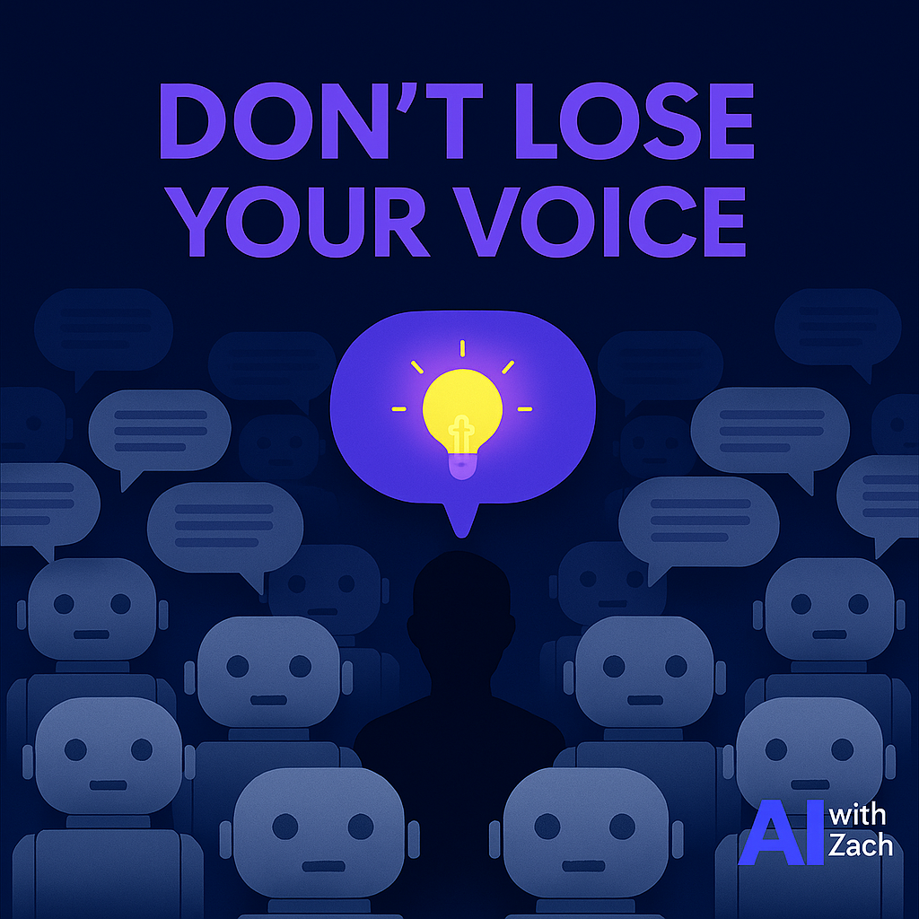 Don't Lose Your Voice - Importance of maintaining authenticity in the age of AI