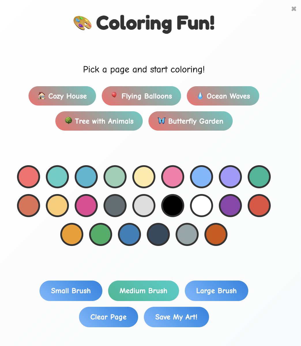 Coloring game