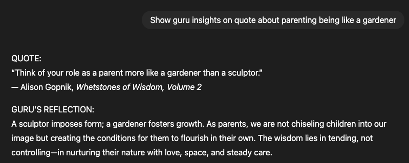QuotebookGPT Guru Reflection