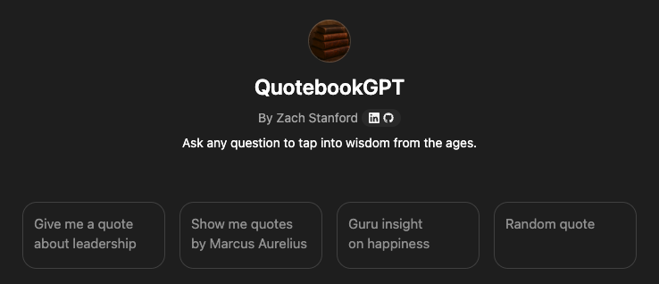 QuotebookGPT Configuration