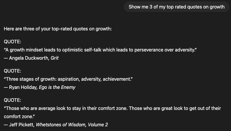 QuotebookGPT Topic Search