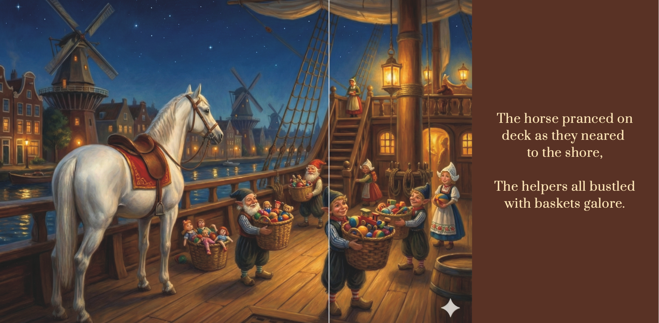 Storybook spread 5 - AI illustrated children's book page